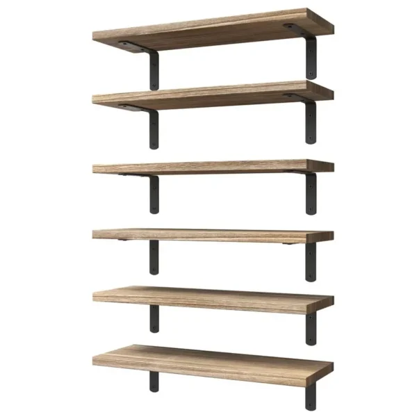 Farmhouse Floating Shelf Set of 6