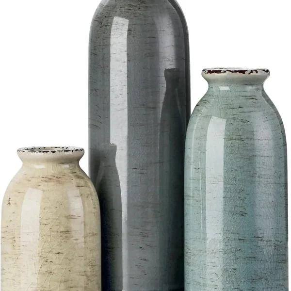 Ceramic Vase Trio