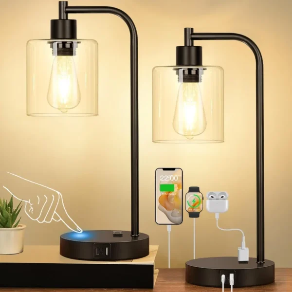 Black Touch Control, Dimmable Lamps