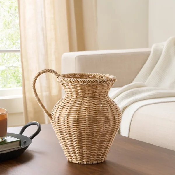 Rattan Pitcher